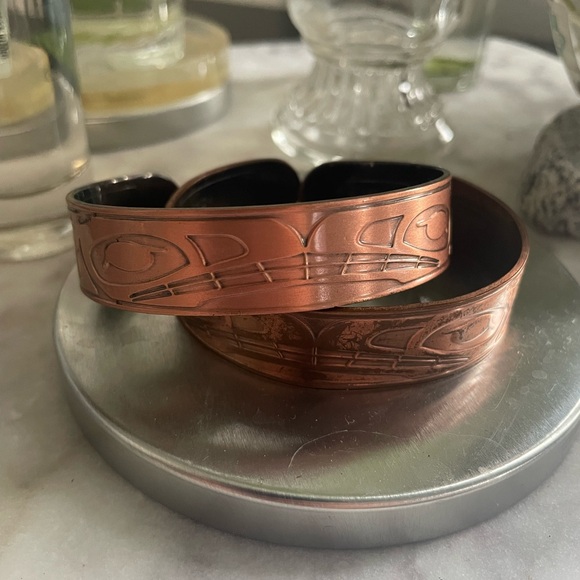 Copper Engraved Bracelets - Picture 3 of 10